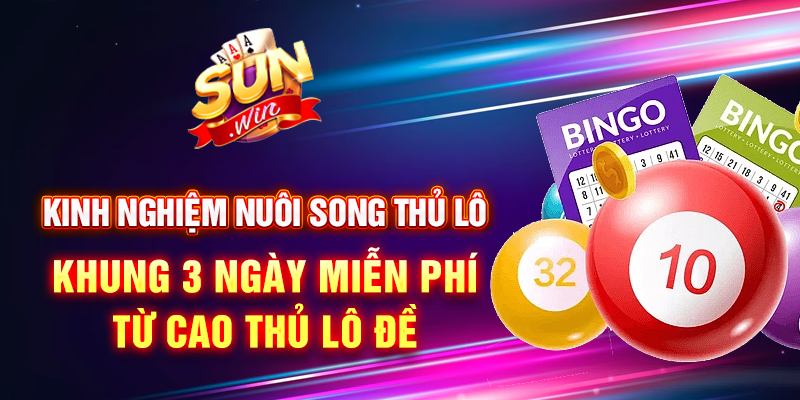 kinh nghiệm nuôi song thủ lô khung 3 ngày miễn phí